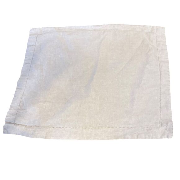 Pottery Barn Belgian Flax 100% Linen Standard Pillow Sham Case Cover Beige - Picture 5 of 12